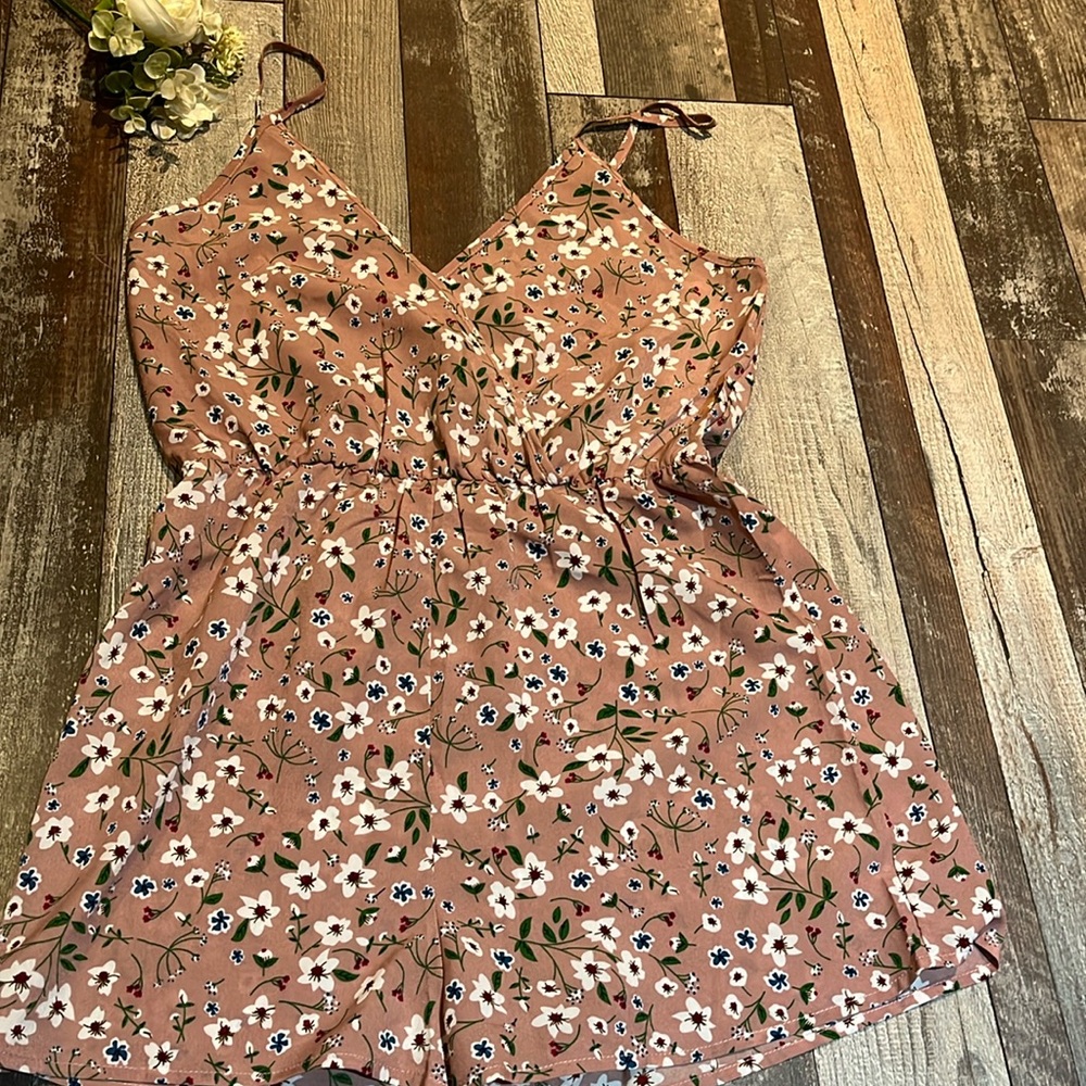 Dusty Rose Romper